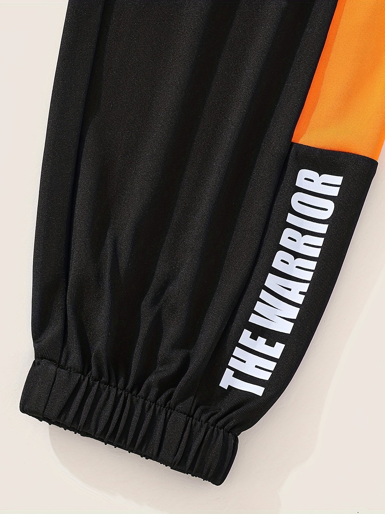Kid's Clash Sweatpants THE WARRIOR Print Elastic Waist Pants Boy's Clothes