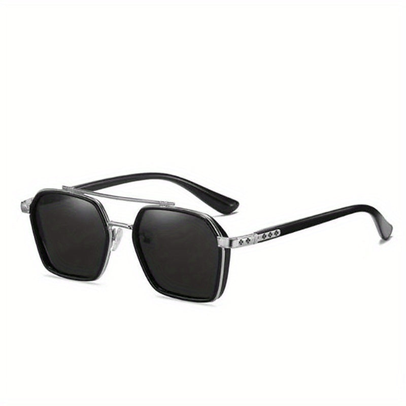 Men's Vintage Polarized Square Sunglasses UV Protection