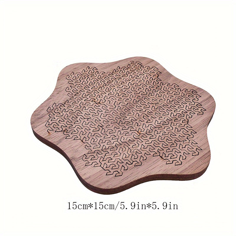 Arc Hexagon Jigsaw Puzzle Challenging Brain Teaser Educational Toy