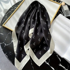 Horse Head Bandana Neckerchief Head Wrap Holiday Accessory Gift For Mother's