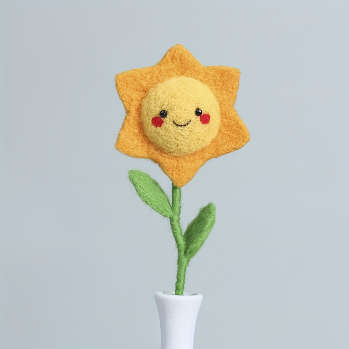 Sunflower Wool Felt Poking Diy Material Bag Needle Felting Gift