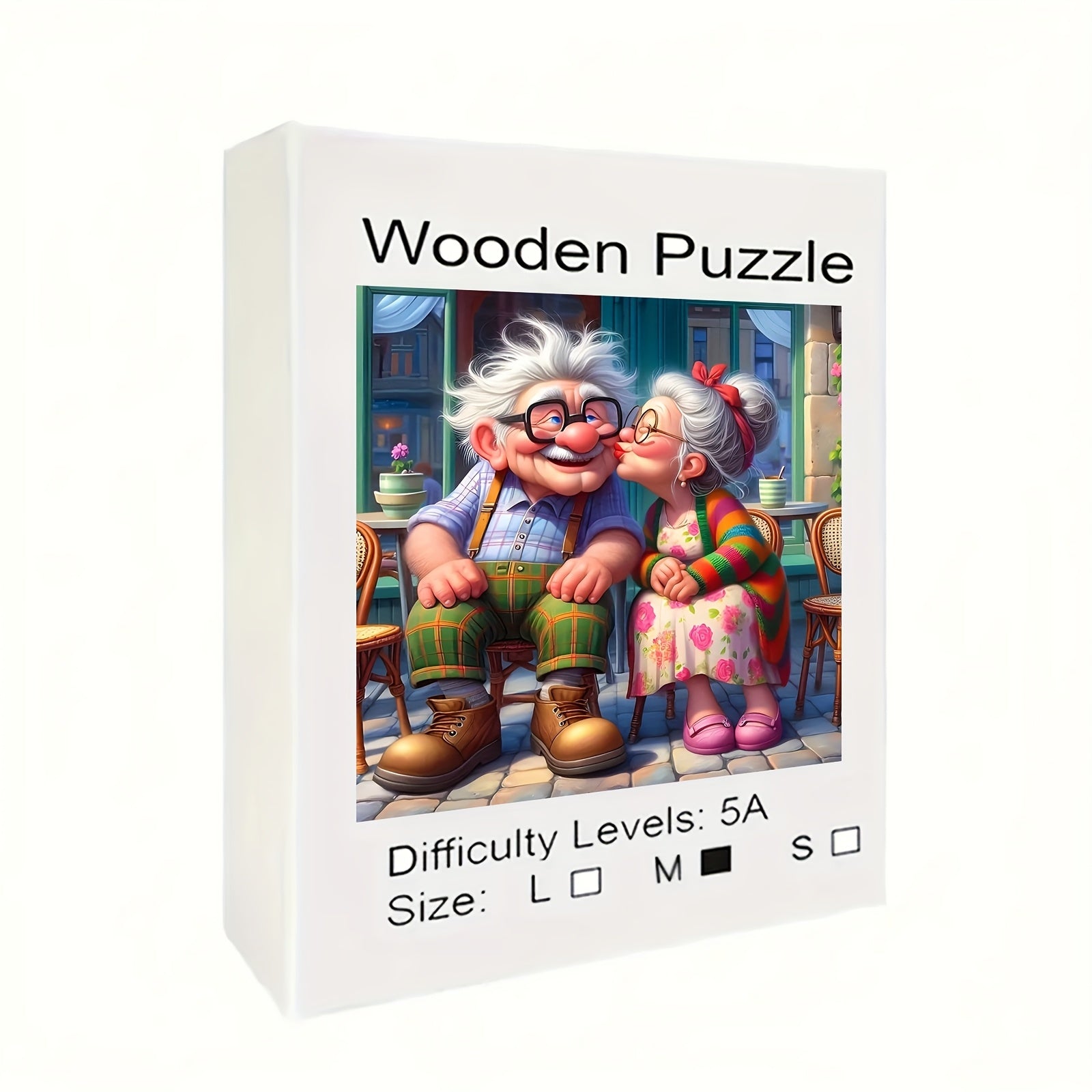 Unique Animal Shape Wooden Puzzle for Grandparents