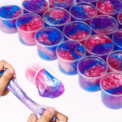 20 pcs Bright Glowing Slime Mixture DIY Toy Relaxation Gift Bag Fillers Soft Non
