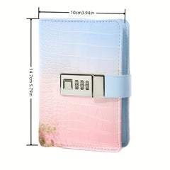 Password Book Diary Lockable Small Student Use 128 Sheets