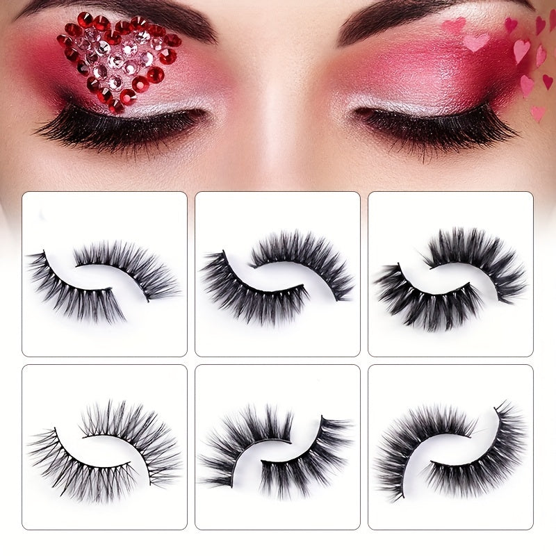 Soft Slender Long 3D False Eyelashes