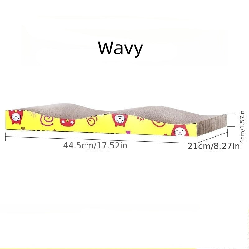 Cat Scratching Board Pad Anti Slip Corrugate Paper for Pet Kitten Claw Grinding