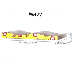 Cat Scratching Board Pad Anti Slip Corrugate Paper for Pet Kitten Claw Grinding