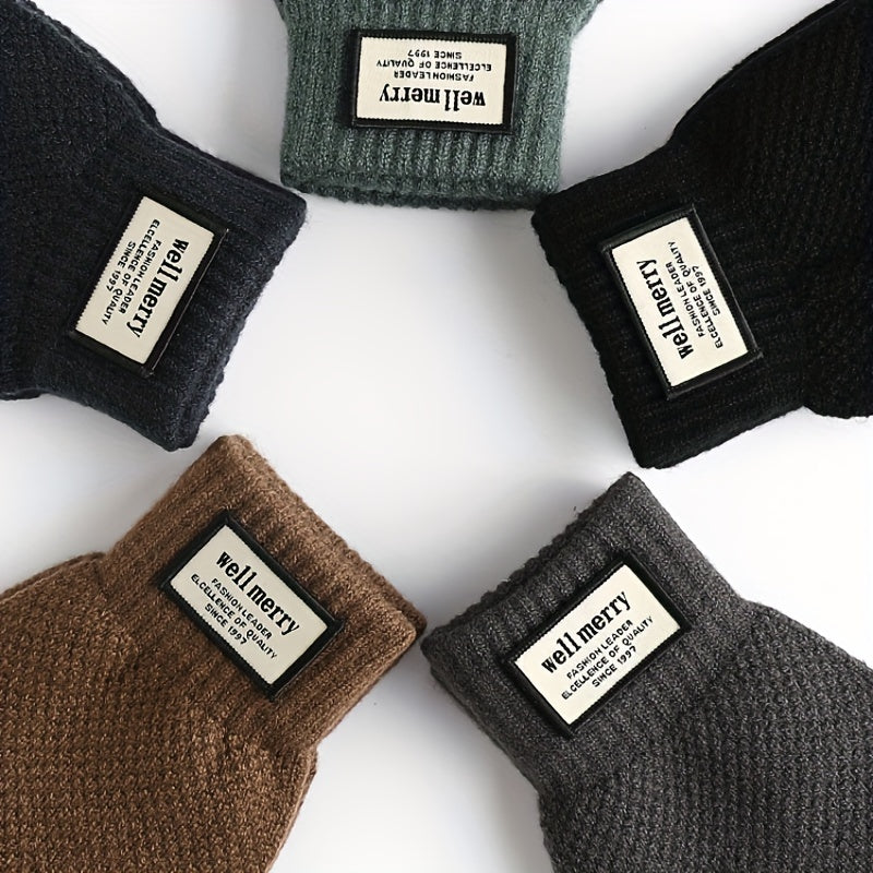 Men's Wool Touch Screen Winter Gloves