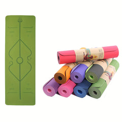 TPE Non-slip Yoga Mat for Fitness, Skipping Rope, Dance