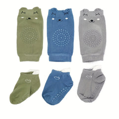 Baby Knee Pads & Leg Warmers Set for 0-3 Years - Ultimate Protection