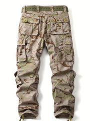 Classic Camo Cargo Pants Men's Tactical Outdoor Hiking Fishing