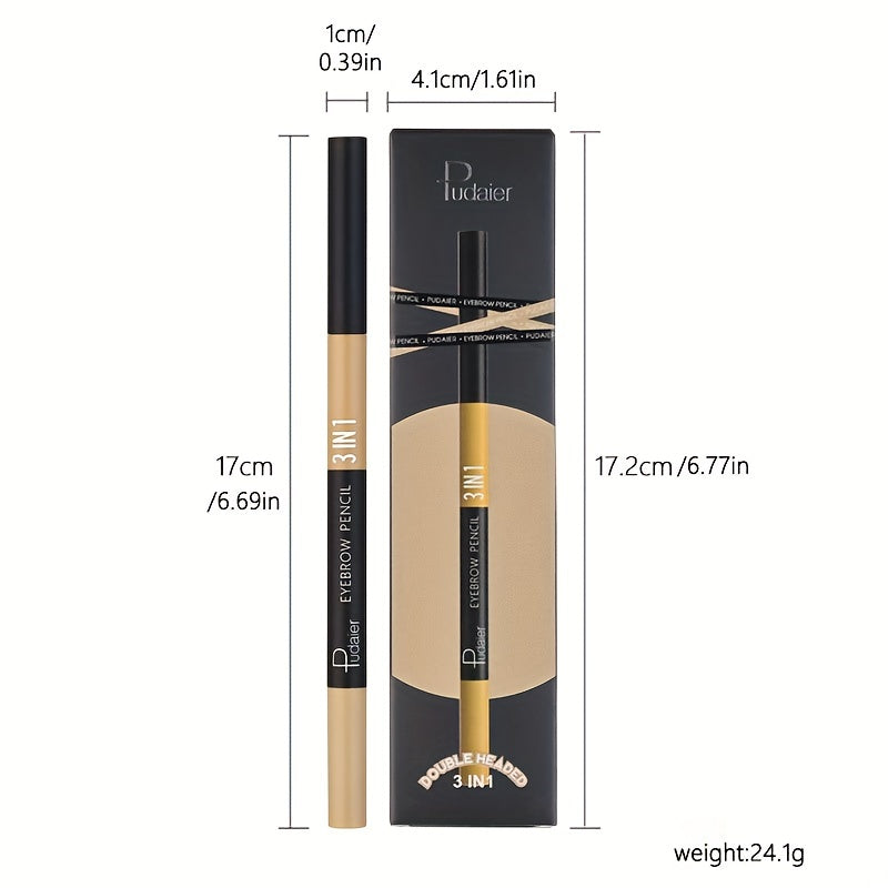 Waterproof Double-Headed Eyebrow Pencil Long-Lasting