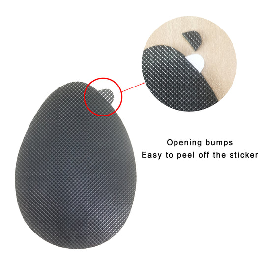 Rubber Sole Anti-slip Stickers for High Heels - 6.9x3.62in