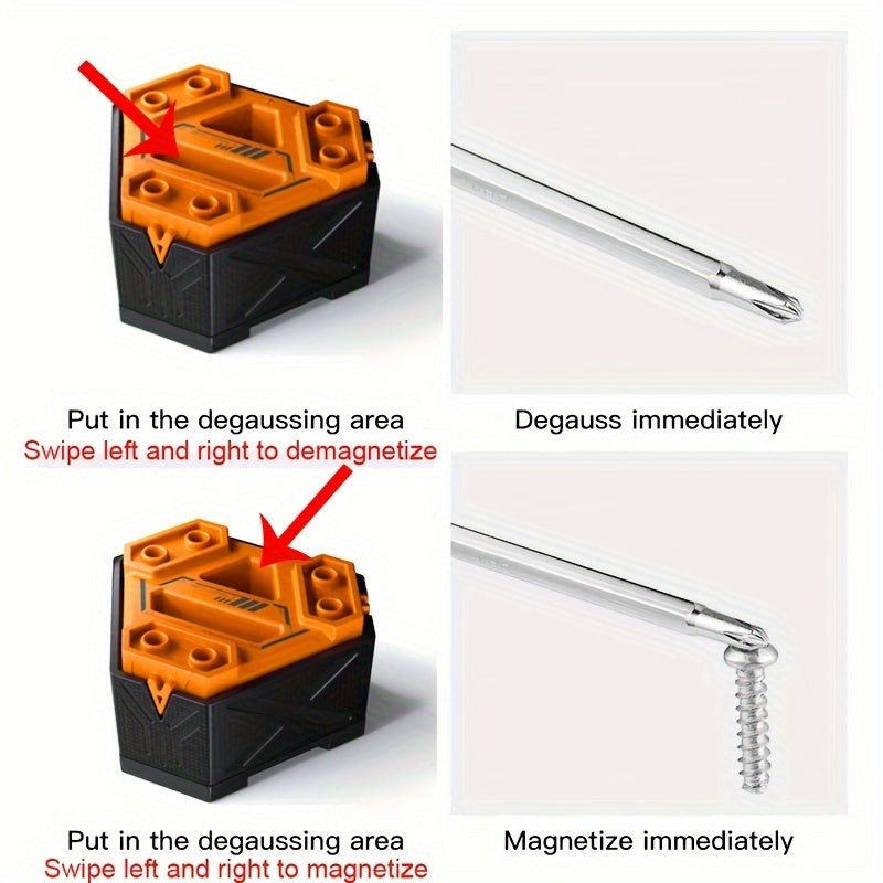 Portable Magnetizer Demagnetizer Storage Box Tool