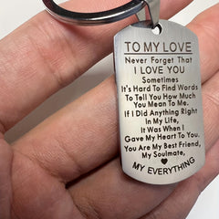 Heart-Shaped Keychain Gift for Anniversaries Valentines Birthdays