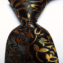 Men's Paisley Tie Floral Neckties For Wedding Party Business 3 1in Wide