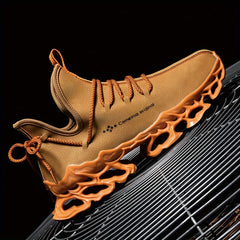 Waterproof Leather Sneakers for Men and Women