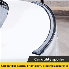9ft Carbon Fiber Trunk Spoiler Lip Kit Rear Spoiler Universal Fit For Most Cars