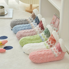 Plush Lined Socks Thick & Warm Women's Stockings