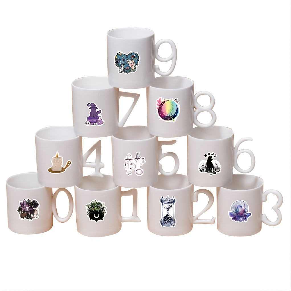 Graffiti Sticker Astrology Tarot Gothic Style Waterproof Kids Girls Gift