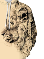 Lion 3d Print Men's Graphic Hoodie Autumn Winter