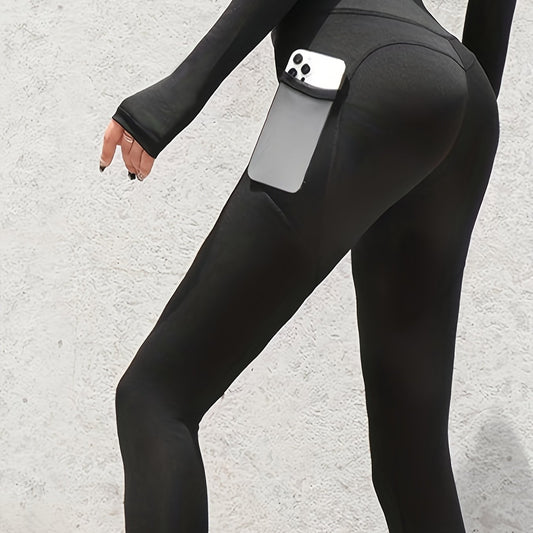 High Stretch Butt Lifting Leggings With Pocket Yoga Fitness Pants