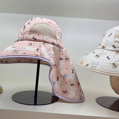 Big Brim Sunshade Children's Sun Hat with Neck Protection