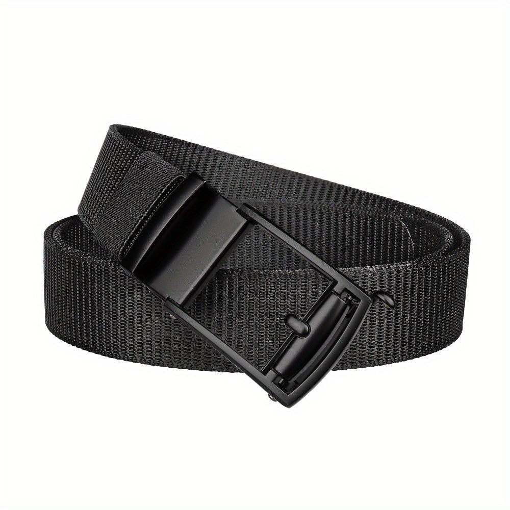 Men's Ratchet Leather Belt for Casual & Business Pants