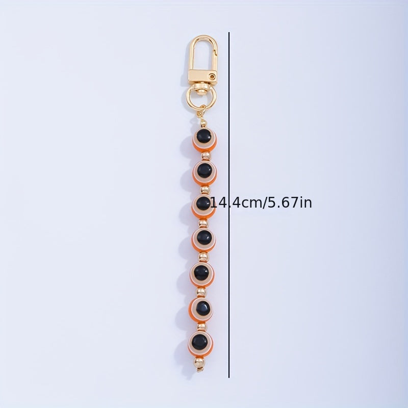 DIY Evil Eyes Lucky Keychain for Woman and Men