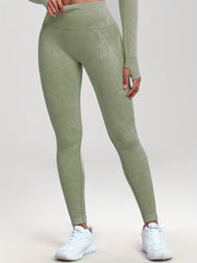 High Waist Skinny Leggings Stretchy Casual Every Solid
