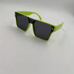 Square One piece Sunglasses Casual Anti Glare Glasses UV400