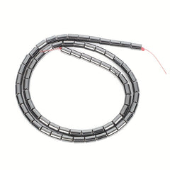 Hematite Stone Beads Cylinder Barrel Loose Beads 3 8mm