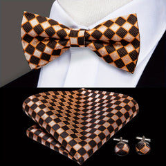 Men's Y Braces Suspenders Bow Tie Set