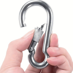 Heavy Duty Locking Carabiner Stainless Steel Snap Hooks