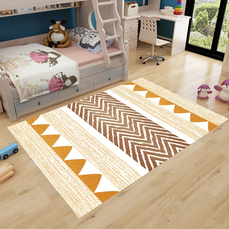 Modern Fluffy Faux Wool Area Rug Non-Slip Large Carpet for Living Room Bedroom