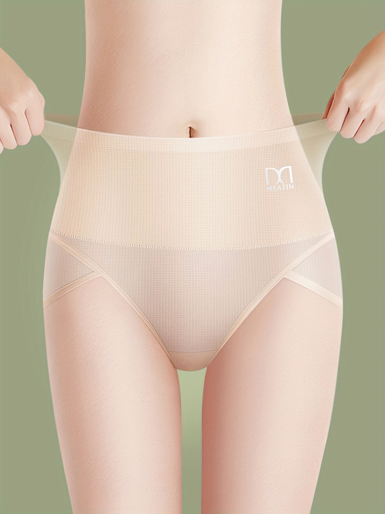 Letter Print Briefs Comfy & Breathable Stretchy Intimates Panties