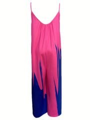 Ruched Spaghetti Strap Jumpsuit Sleeveless