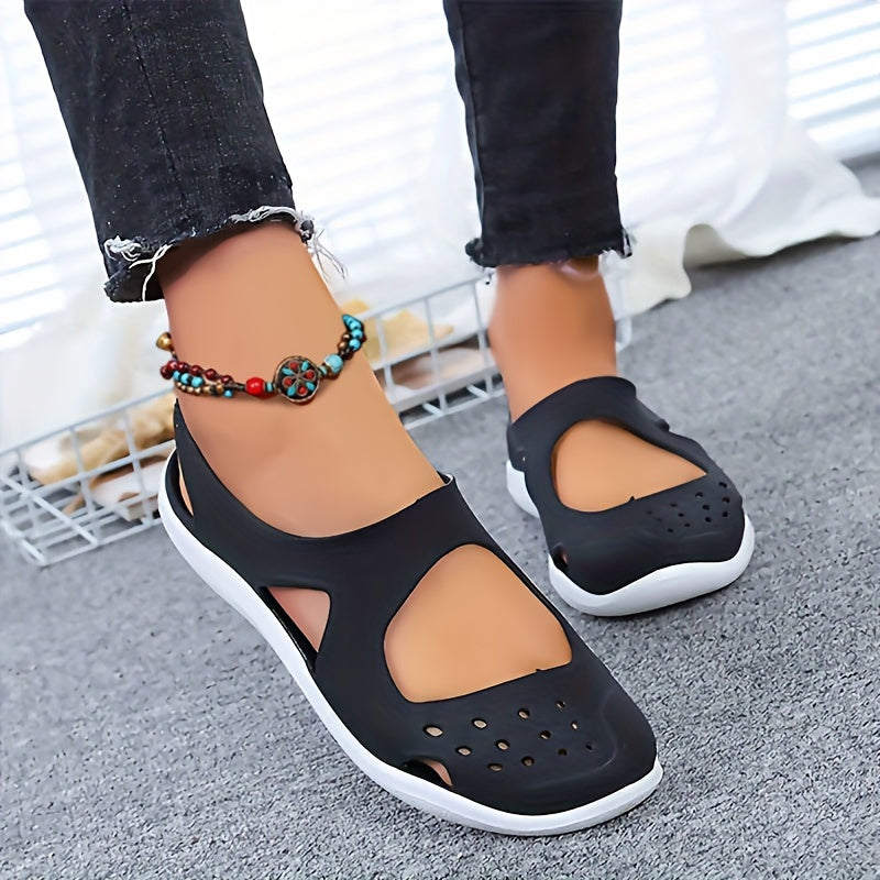 Women's Cutout Beach Sandals Waterproof Summer Shoes