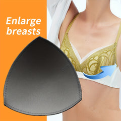 Triangle Cups Bra Insert Pads Soft & Comfy Chest Enhancer Pads Women's Lingerie