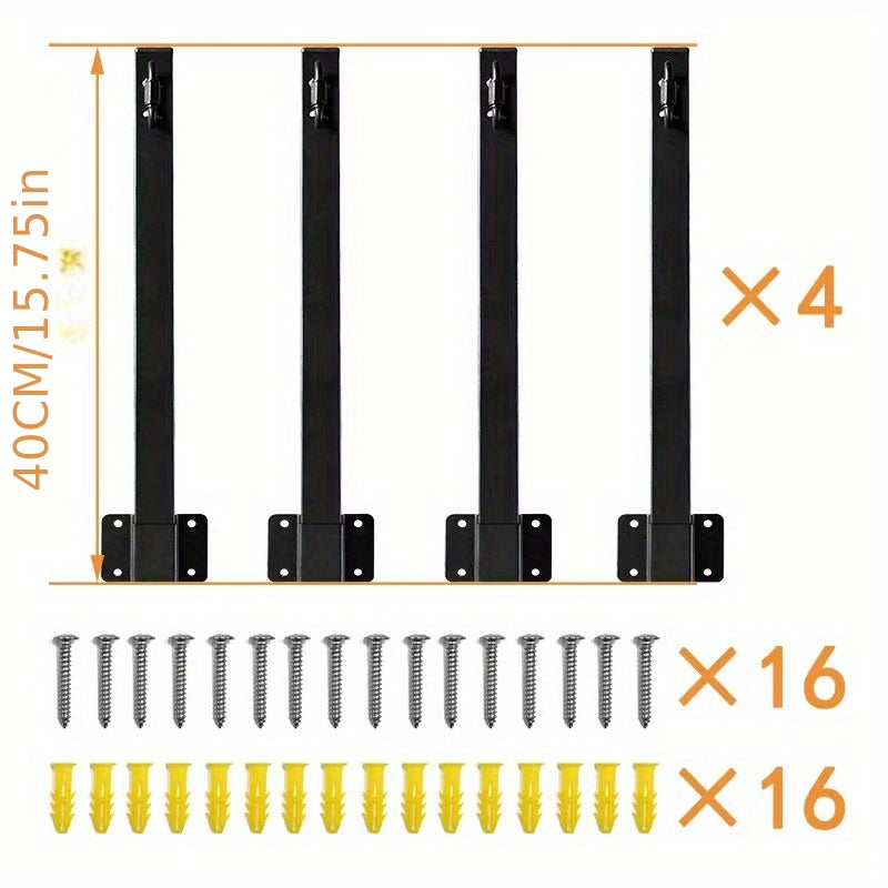 Outdoor String Light Poles - Patio Fence Wall Garden Decor