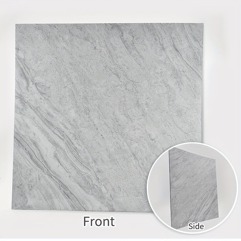 PVC Marble Floor Stickers Self Adhesive Waterproof Bathroom Decoration