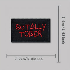 Sotally Tober Embroidered Morale Patches for Caps Uniforms Vests Backpacks