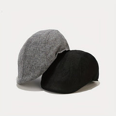 Adjustable Ear Protection Newsboy Cap for Dad Men Women Spring Autumn