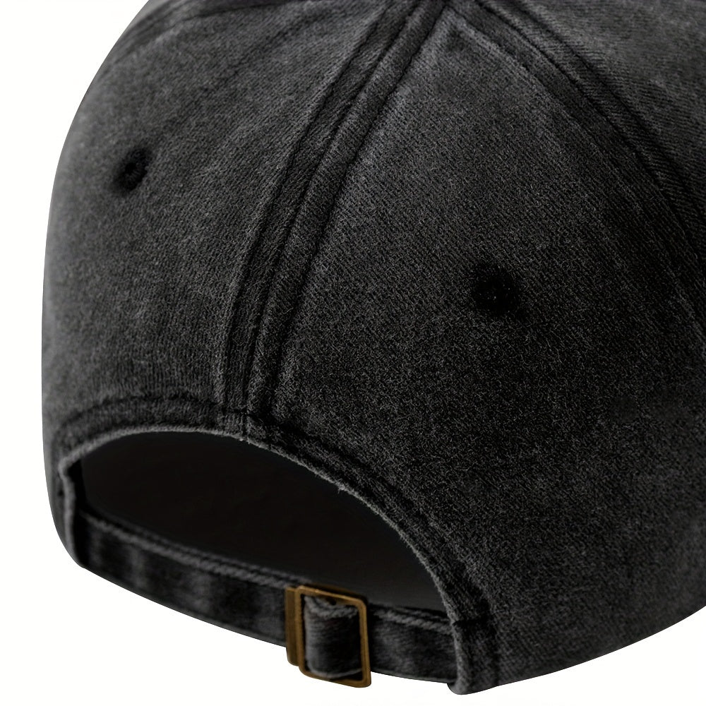 Adjustable Twill Baseball Cap for Outdoor Activities