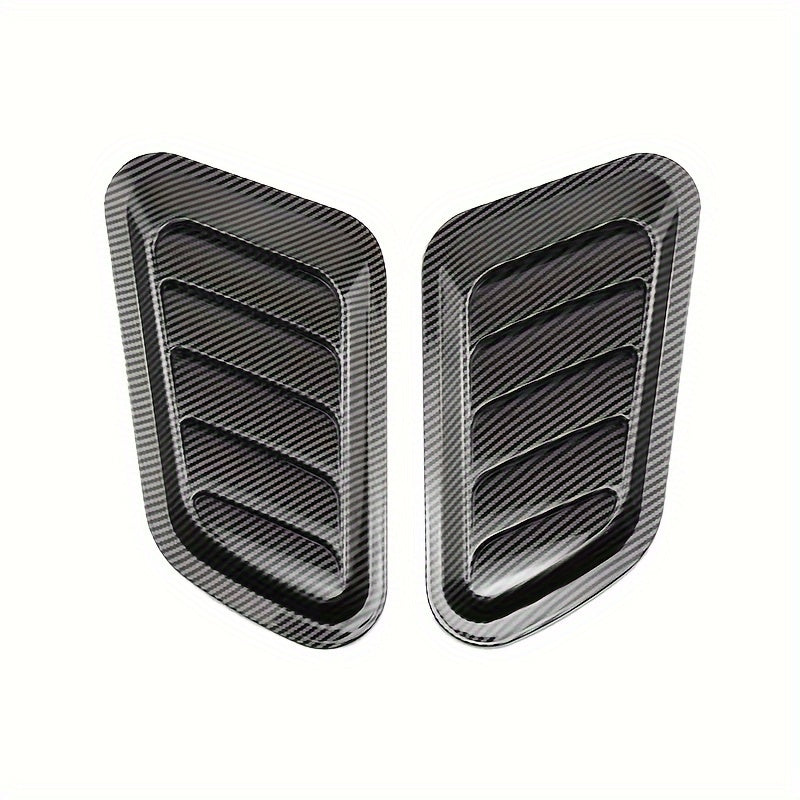 Carbon Fiber Car Air Flow Intake Vent Cover Sticker Decal