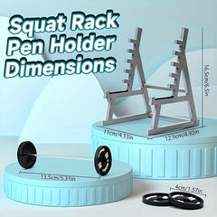 Fitness Equipment Pen Holder Mini Fun Barbell Organizer