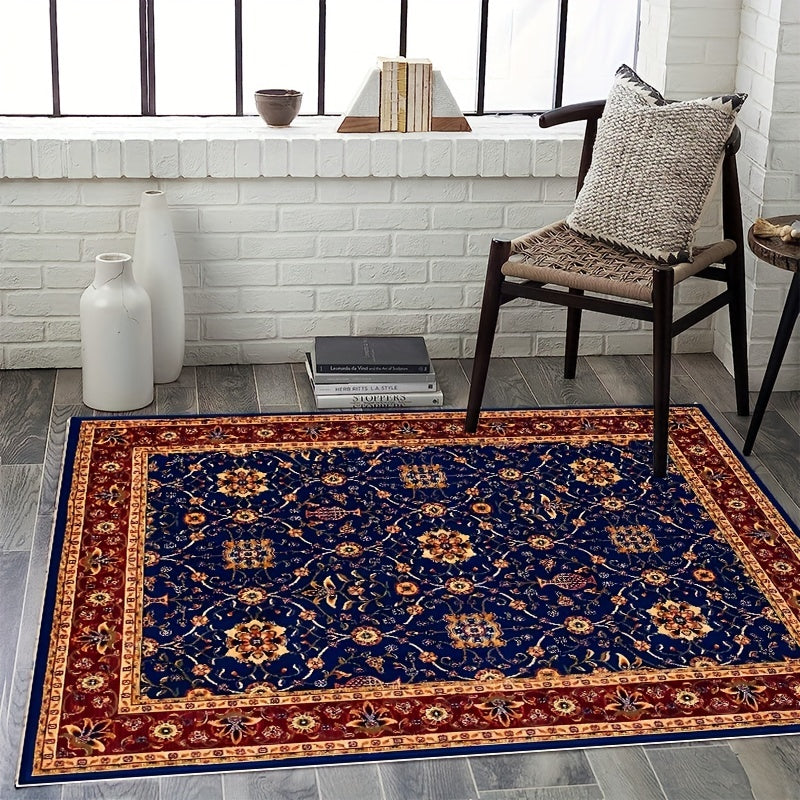 Bohemian Red Large Area Carpet Living Room Bedroom Soft Carpet