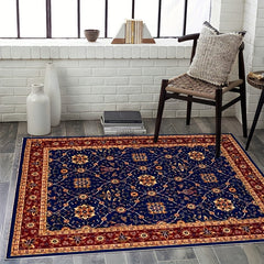 Bohemian Red Large Area Carpet Living Room Bedroom Soft Carpet