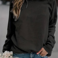 Women's Crew Neck Sweatshirt for Fall & Winter