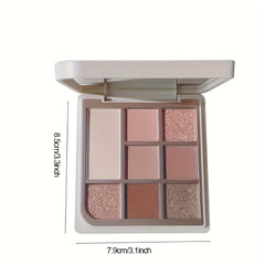 Milk Tea Nude Brown Eyeshadow Palette Matte Pearly Finish